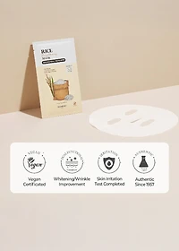 SKINFOOD Rice Brightening Mask (1 Mask)