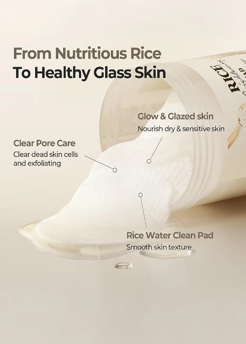 SKINFOOD Rice Brightening Pad (60 Pads)