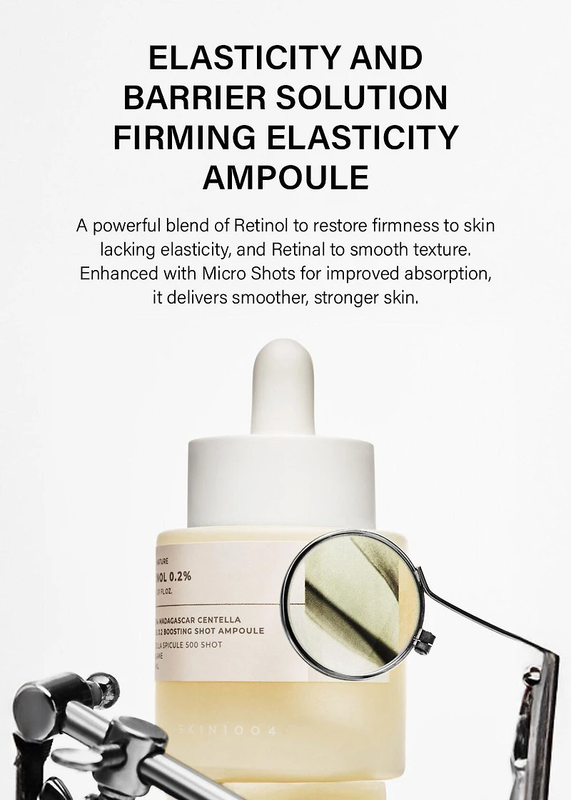 SKIN1004 Madagascar Centella Retinol 0.2 Boosting Shot Ampoule 30ml