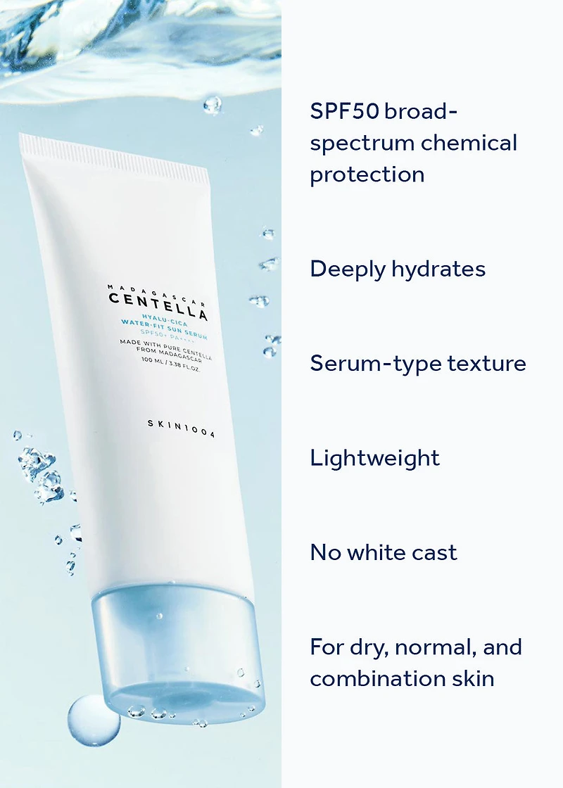 SKIN1004 Madagascar Centella Hyalu-Cica Water-Fit Sun Serum UV 50ml