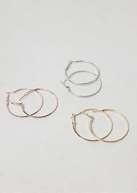 Essential Trio Hoop Earrings Set