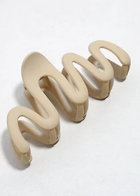 Sandy Swirl Hair Claw Clip