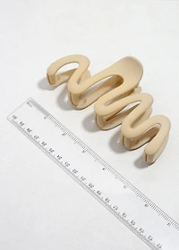 Sandy Swirl Hair Claw Clip