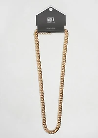 Link Up Textured Chain Necklace