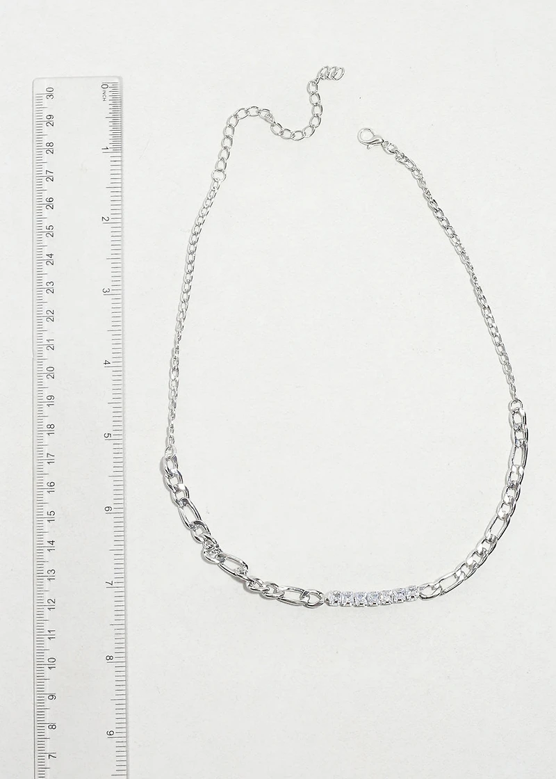 Crystal Linked Necklace