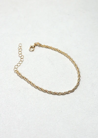 Classic Rope Chain Bracelet