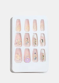 AOA Studio Blush Garden 5D Pre-Glued Press-On Nails