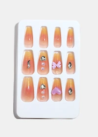 AOA Studio Peachy Daydream 5D Pre-Glued Press-On Nails