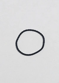 Black Spiral Hair Ties - 24 PCS