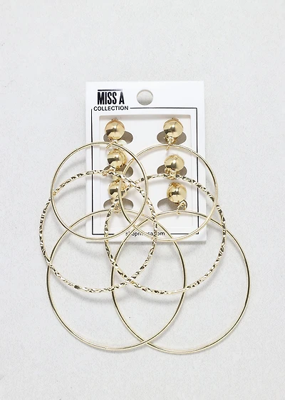 Hoop It Up Clip-On Earring Set