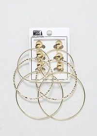 Hoop It Up Clip-On Earring Set