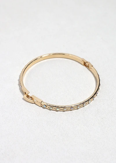 Luna Spark Rhinestone Bangle