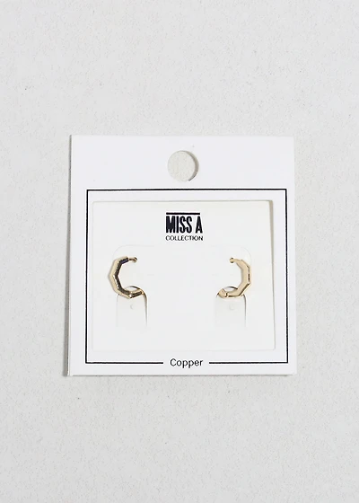 Geo Mini Hoop Earrings