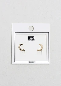 Geo Mini Hoop Earrings