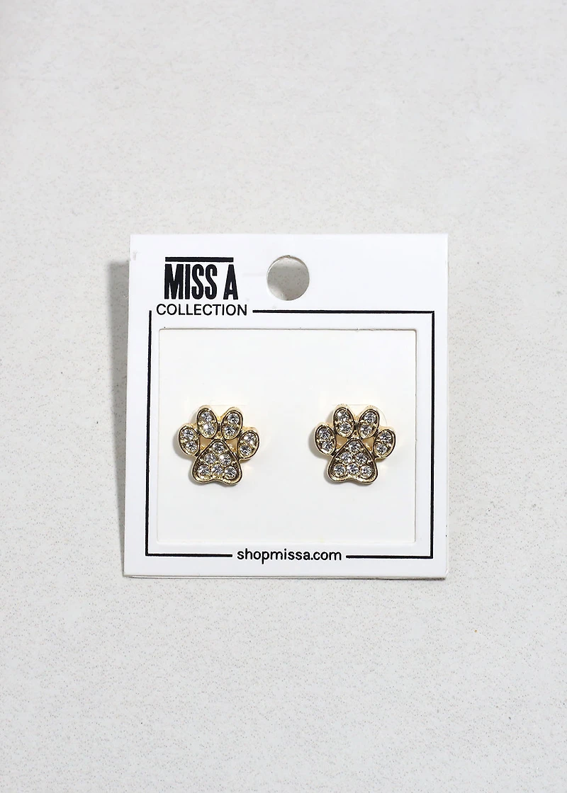 Paw-fect Sparkle Studs