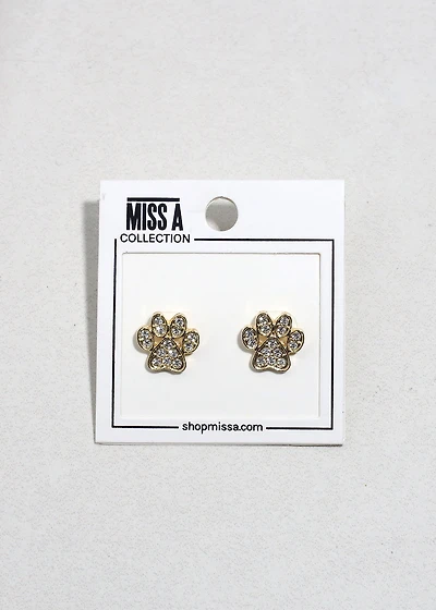 Paw-fect Sparkle Studs
