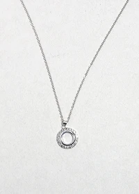 Halo Spark Circle Necklace