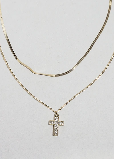 The Lumière Cross Necklace
