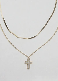 The Lumière Cross Necklace