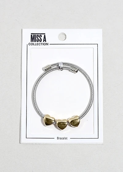 Heart to Cable Bracelet