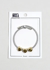 Heart to Cable Bracelet