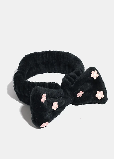 Blossom Plush Spa Bow Headband