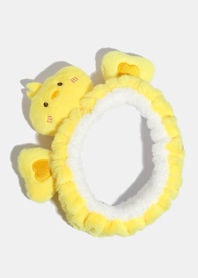 Cuddle Animal Plush Spa Headband
