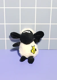 Bee Happy Sheep Plush Bag Charm