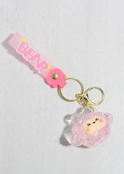 Princess Bear Sparkle Bag Charm