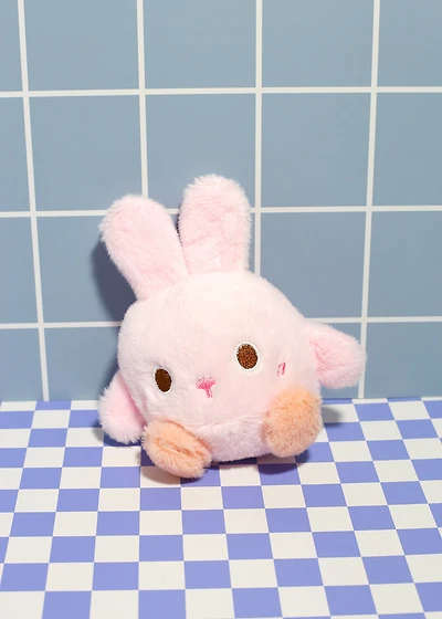 Snuggle Bunny Plush Bag Charm/Keychain