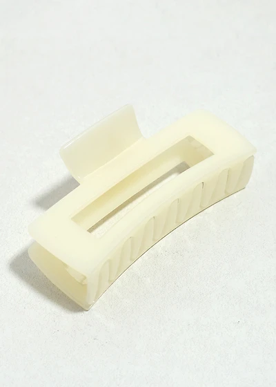 Modern Rectangle Hair Claw Clip