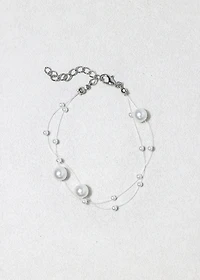 Pearl Whisper Layered Bracelet