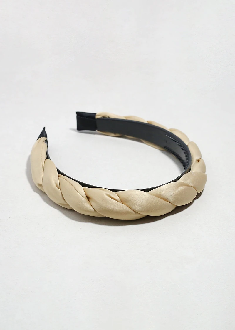 Braided Satin Headband