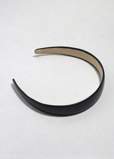 Everyday Faux Leather Padded Headband