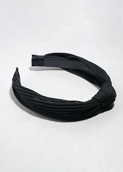 Sculpted Knot Ribbed Headband