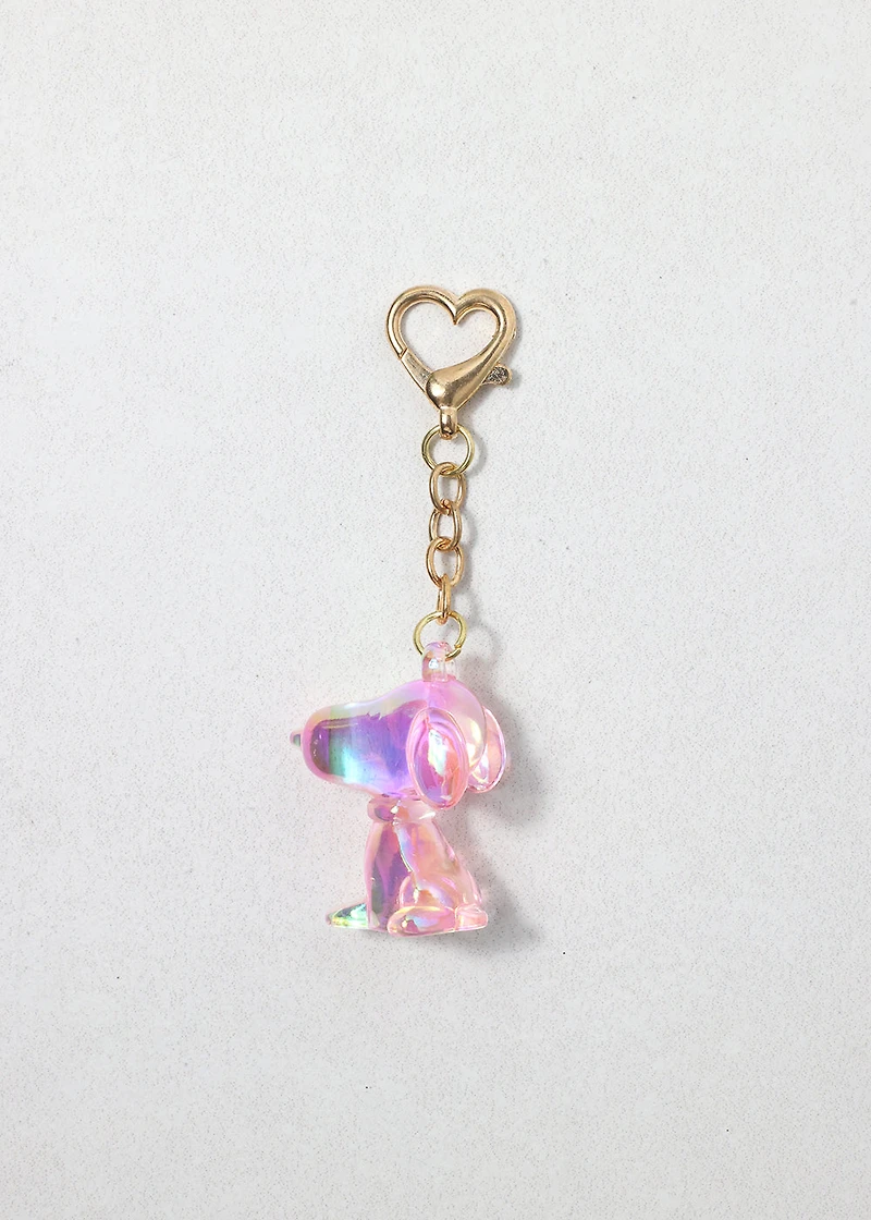 Jelly Glow Snoopy Keychain