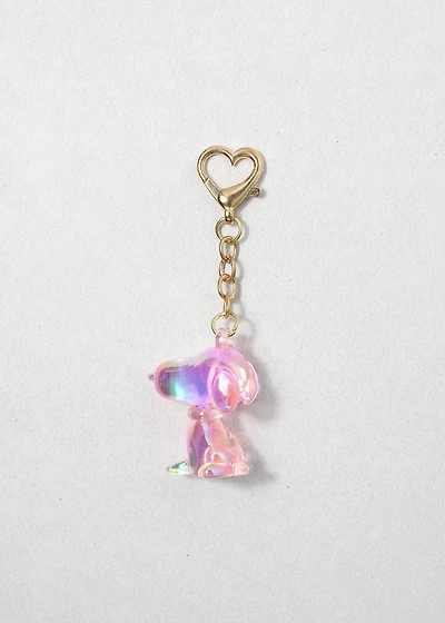 Jelly Glow Snoopy Keychain