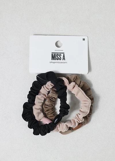 Ruched Hair Tie Set