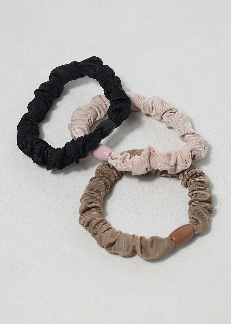 Ruched Hair Tie Set