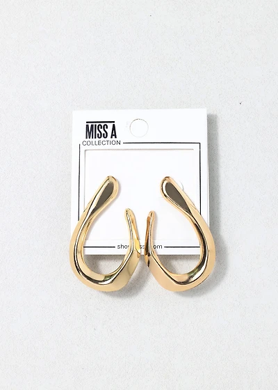 Sculpted Teardrop Earrings
