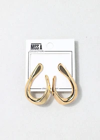 Sculpted Teardrop Earrings
