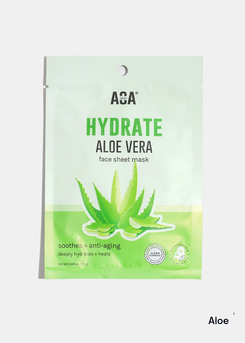 AOA Skin Face Sheet Masks