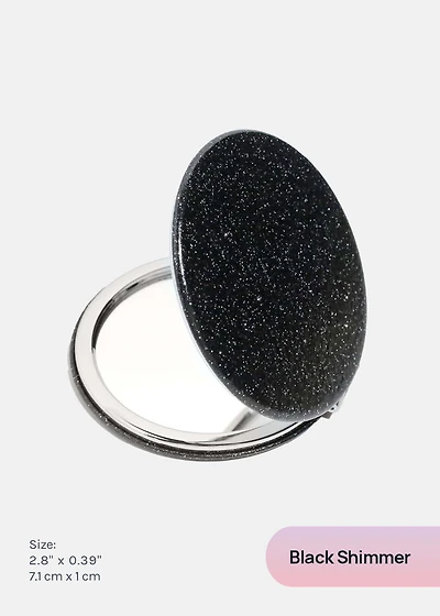 AOA Magnifying Double-Sided Compact Mirror - Shimmer