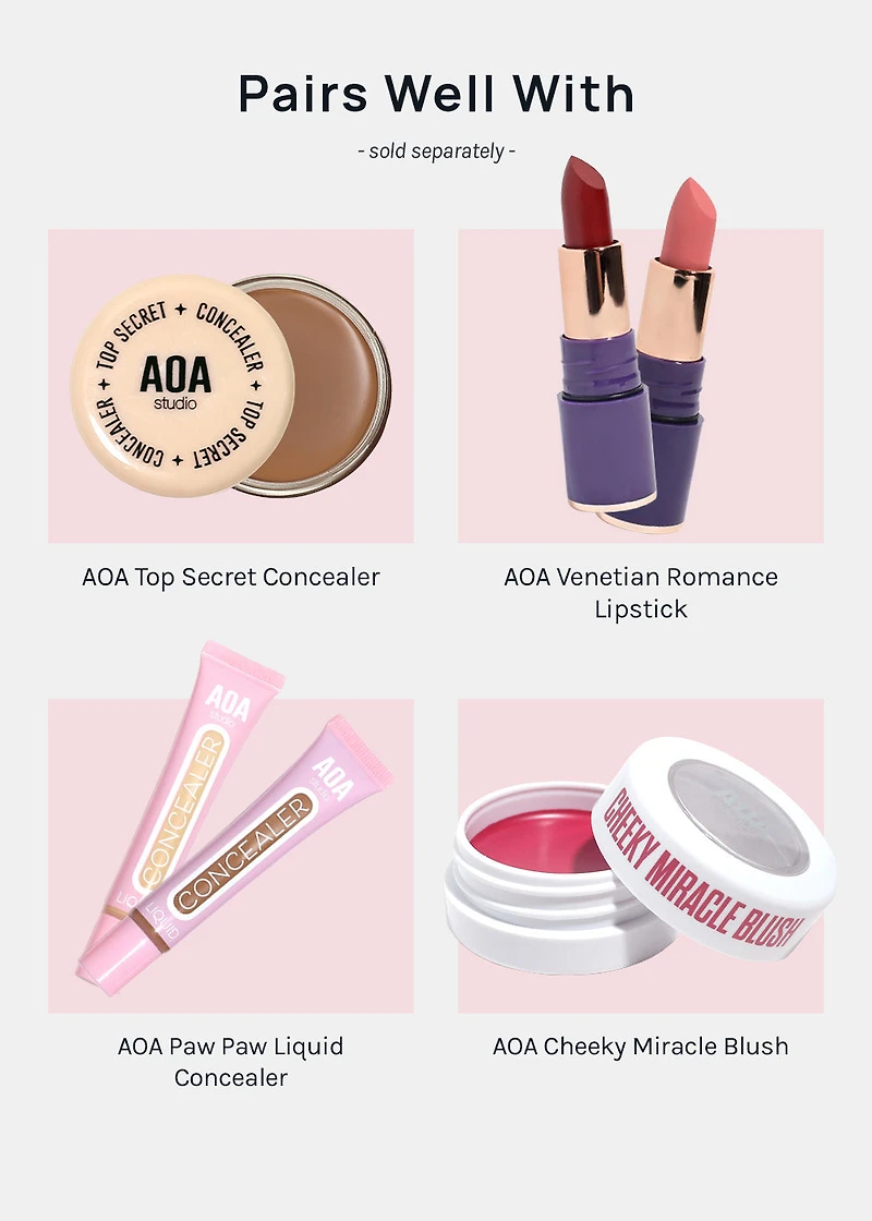 AOA Pro Dual-Ended Silicone Makeup Applicator