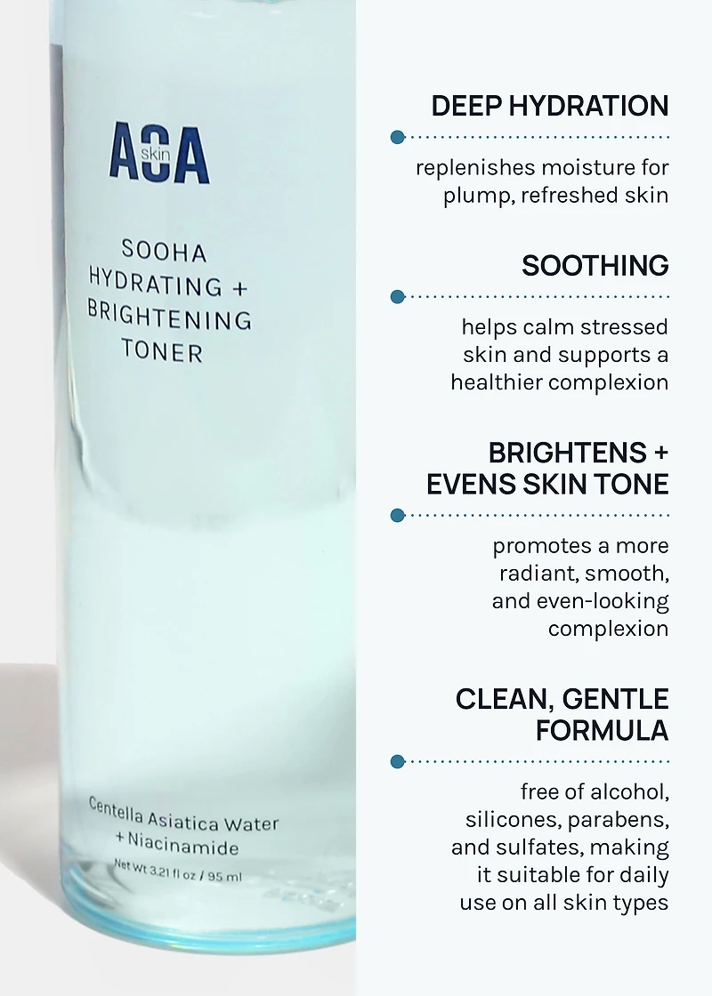AOA Skin Sooha Hydrating + Brightening Toner 95ml