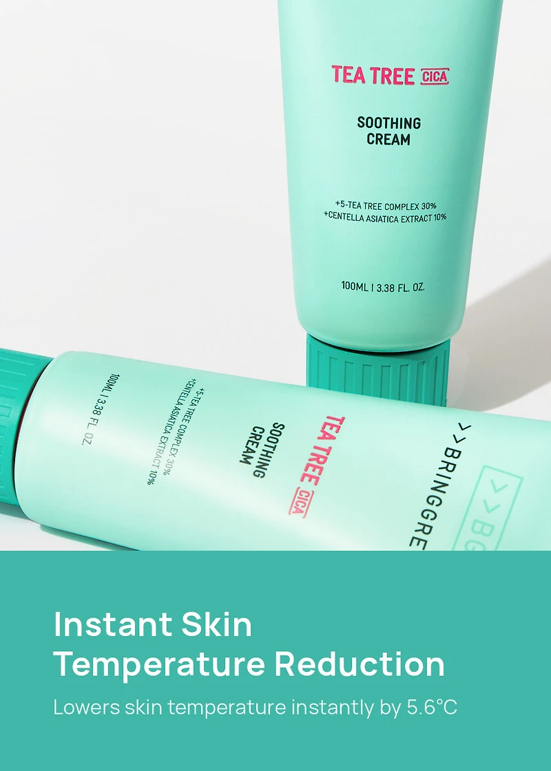 BRINGGREEN Tea Tree Soothing Cream Plus 100ml