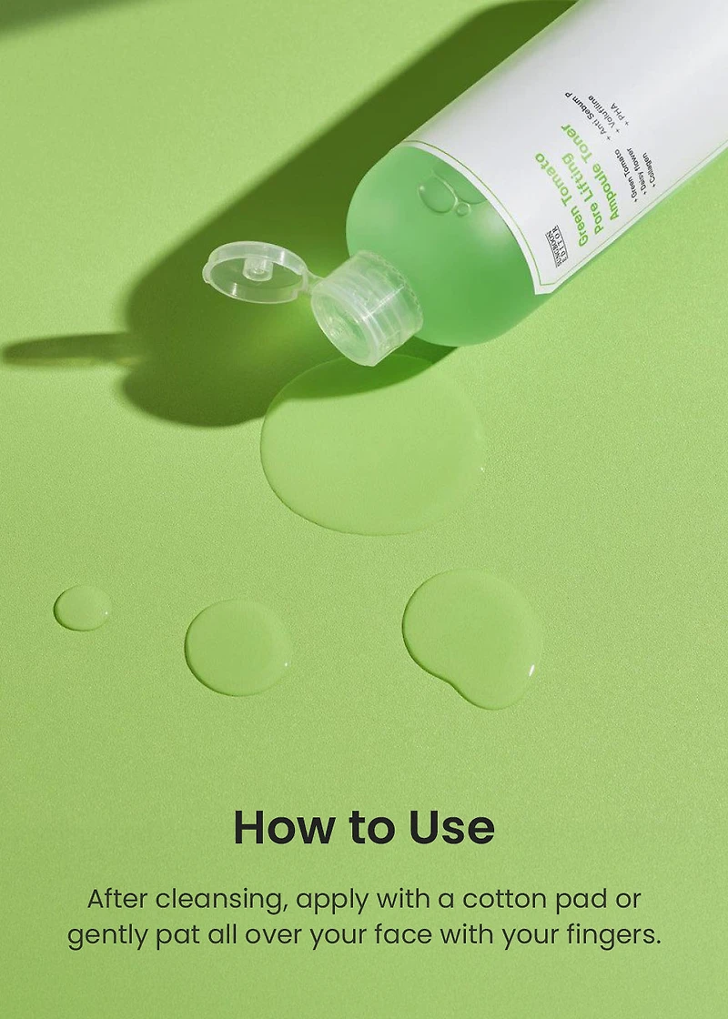 Sungboon Editor Green Tomato Pore Lifting Ampoule Toner 350ml