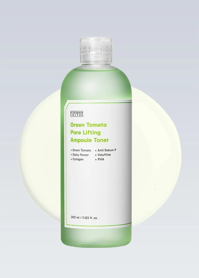 Sungboon Editor Green Tomato Pore Lifting Ampoule Toner 350ml