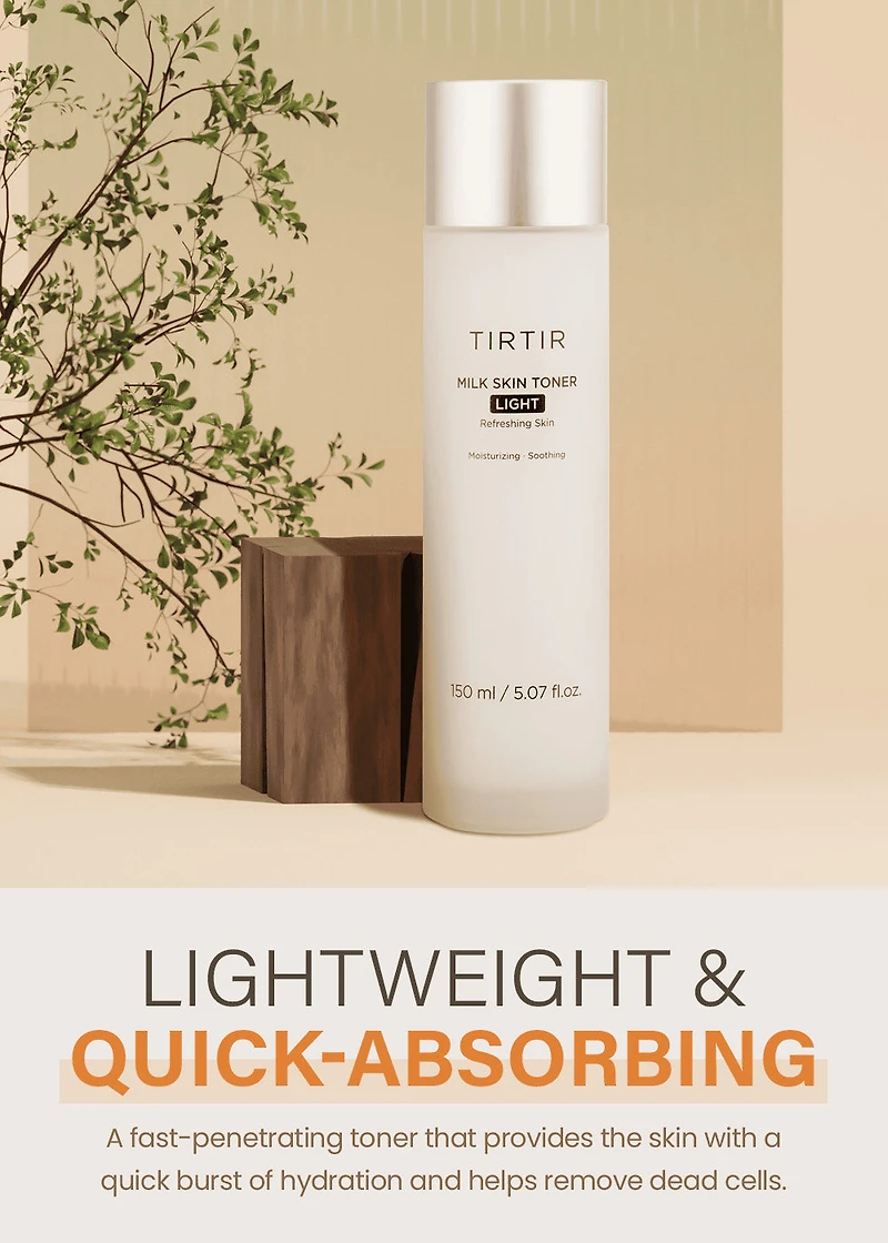 TIRTIR Milk Skin Toner Light 150ml