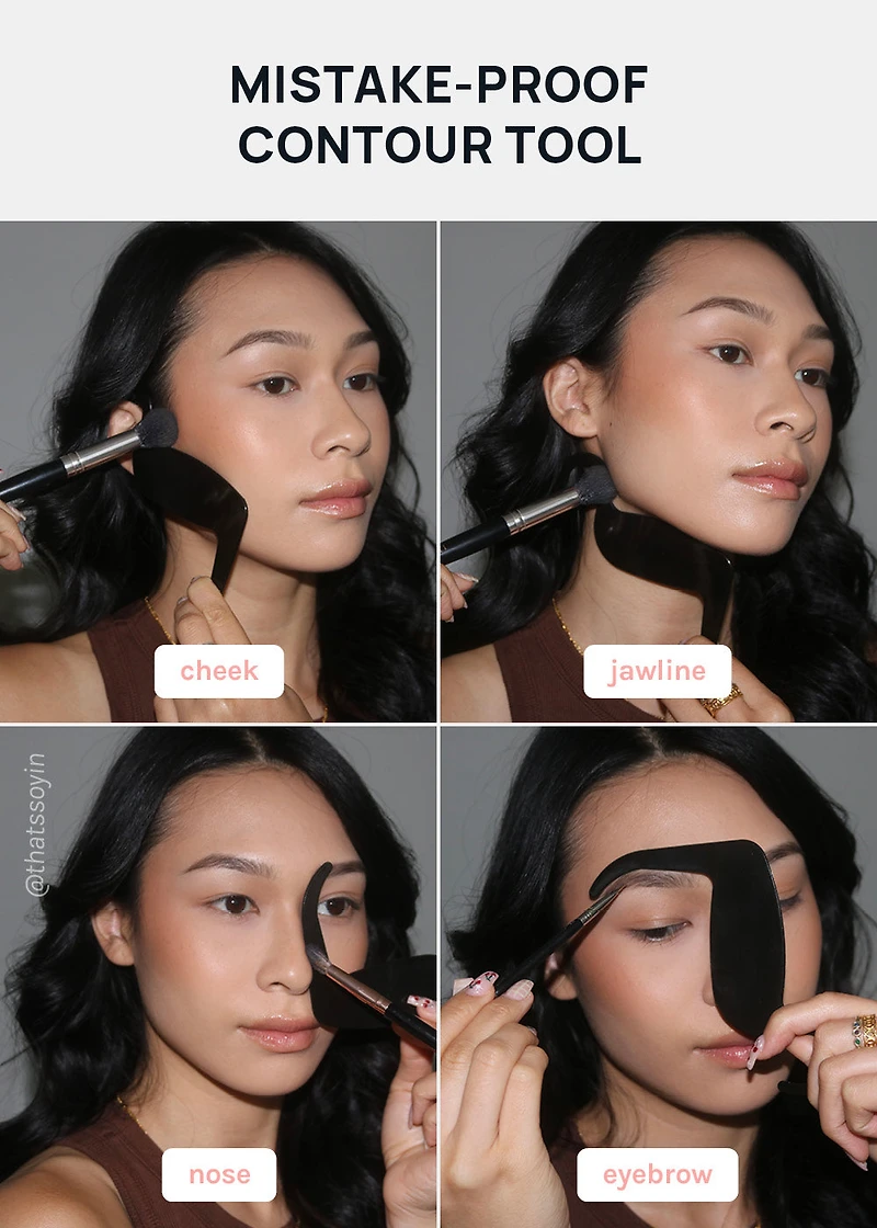 AOA Total Contour Face Stencil